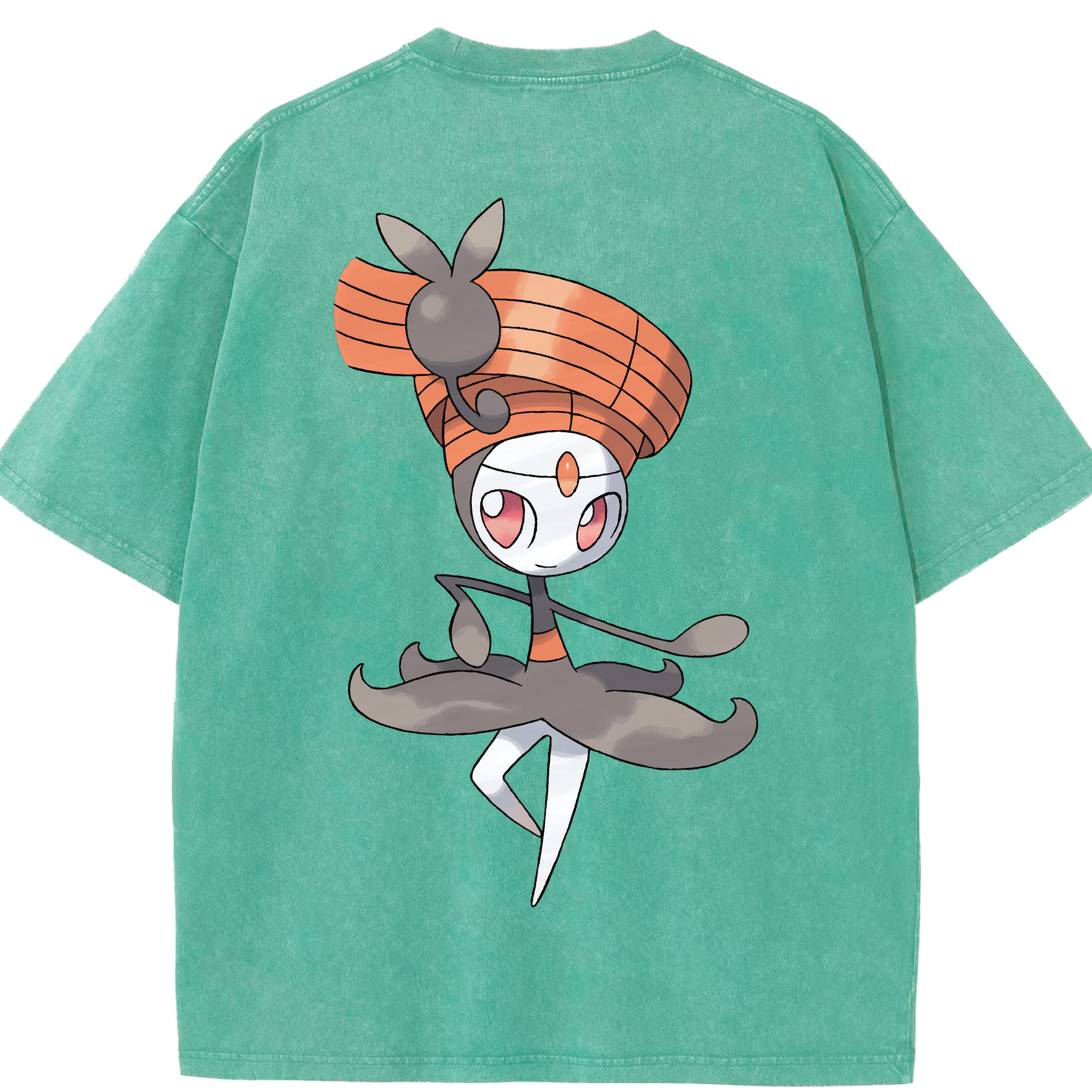 （画像用） ポケットモンスター Pokémon 綿100% ヴィンテージ風 半袖Tシャツ（背面プリント）